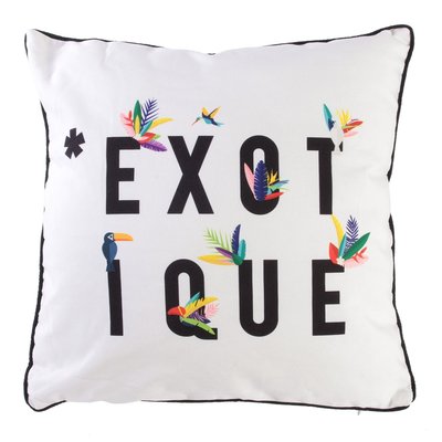 Coussin Exotic - L. 40 x l. 40 cm - Exotique THE HOME DECO FACTORY