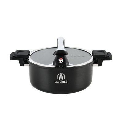 Cuiseur noir 28cm - "temps de cuisson rapide" LAGUIOLE CUISSON