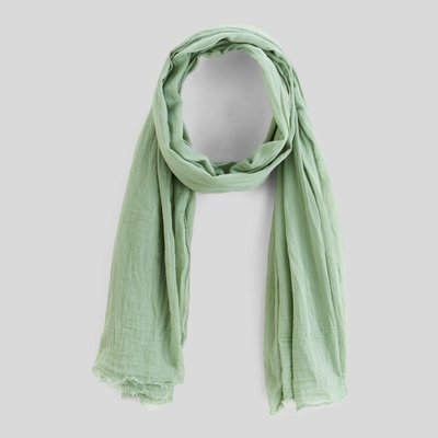 Echarpe unie en coton BIO GOTS MONOPRIX