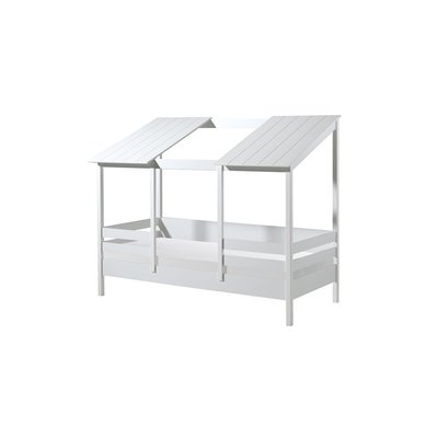 HESTER Lit cabane + Sommier + Matelas VIPACK