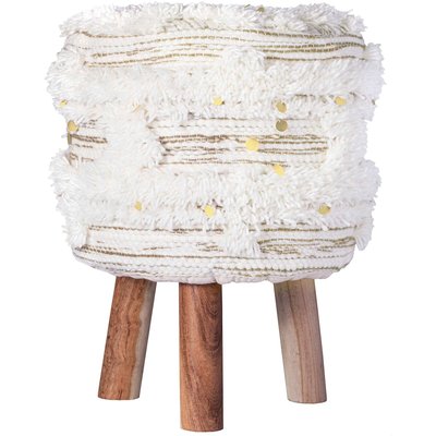 Tabouret rond en laine, Bohist 425 ARTE ESPINA