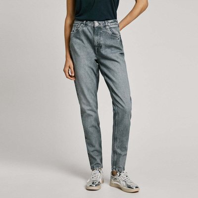 Jean Coupe Tapered, Taille Haute - Violet PEPE JEANS