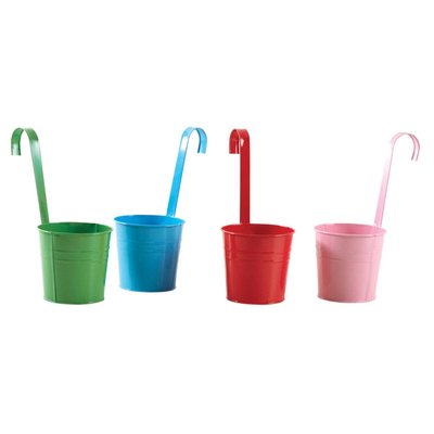 Cache-pot colorés à suspendre en métal (Lot de 4) AUBRY GASPARD