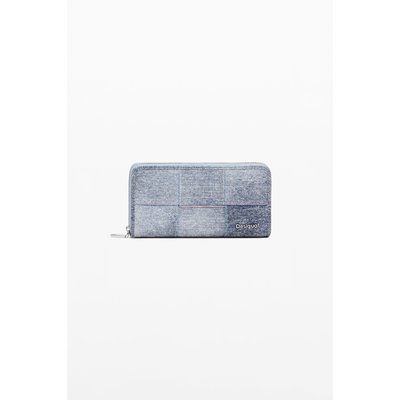 Porte-monnaie effet denim tressé DESIGUAL