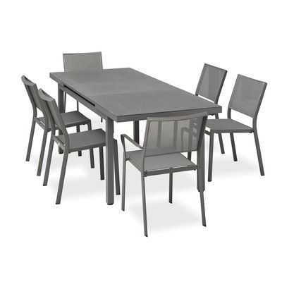Ensemble repas de jardin en aluminium DANIA DCB GARDEN