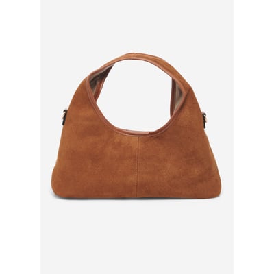 Sac porté épaule effet suédine LOLALIZA