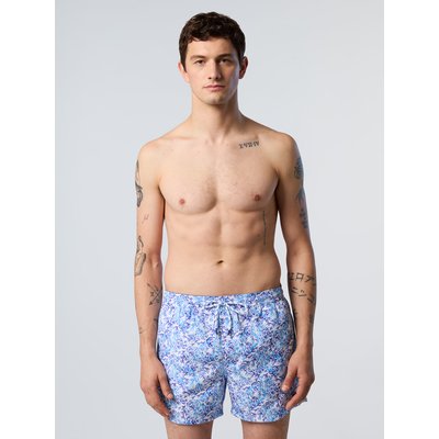 Short de bain REPREVE® à imprimé océan NORTH SAILS