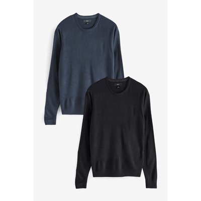 Pull ras du cou doux au toucher, lot de 2 NEXT