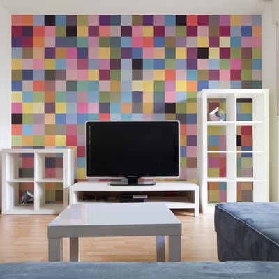 Papier peint intissé panoramique Palette complète de couleurs EDEN
