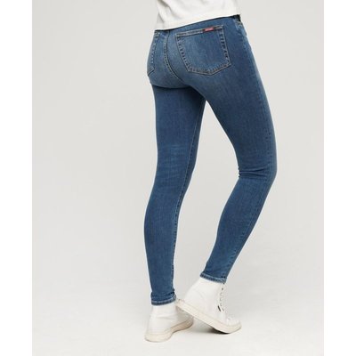 Jean Denim skinny taille haute en coton bio SUPERDRY