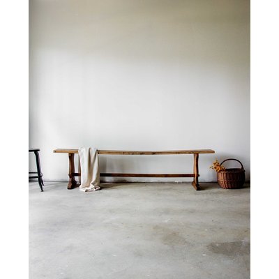 Banc en chêne Antoine N°184 - Bon état DEBONGOUT