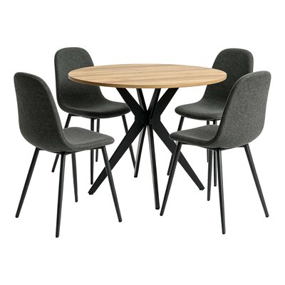Ensemble de table à manger ronde avec 4 chaises, CLIFTXCHARLTON MEUBLES COSY