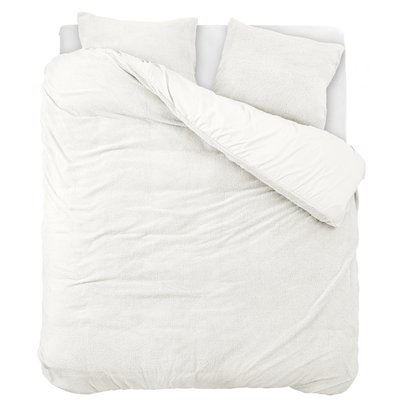 Parure de Lit Double Cocooning Blanc HOME