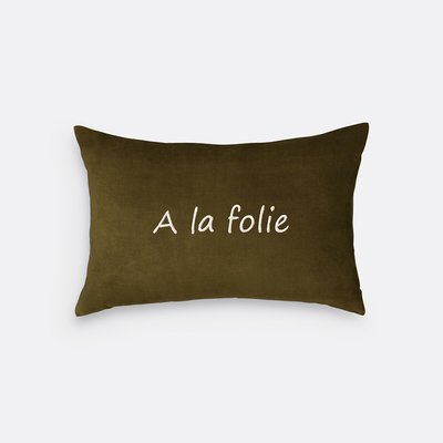 Housse de coussin velours personnalisée, Velvet LA REDOUTE INTERIEURS