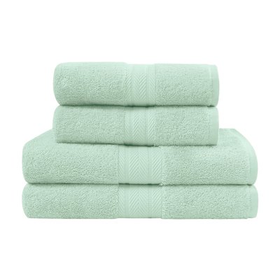 Ensemble de bain 4 pièces (2 draps de bain + 2 serviettes de toilette) LUXURY SENSEI MAISON
