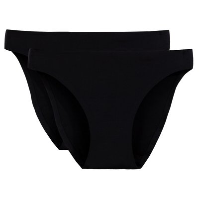Lot de 2 slips en microfibre-Invisible LA REDOUTE COLLECTIONS