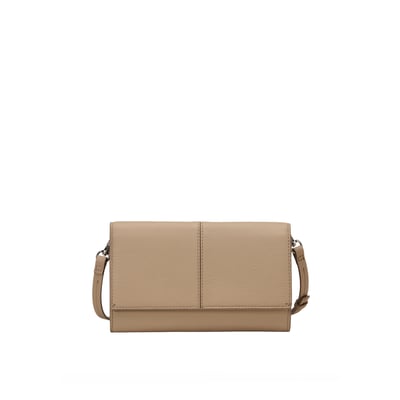 Sac à bandoulière 2en1 en cuir de vache finement grainé MARC O'POLO