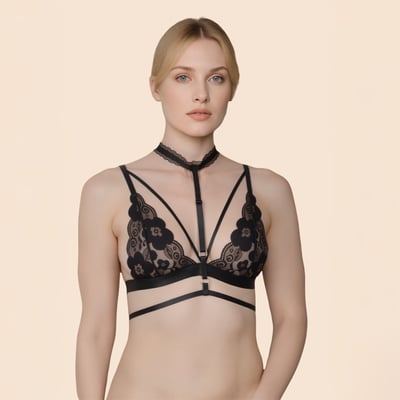 Soutien-gorge harnais Camélia PASSAGE DU DESIR LINGERIE