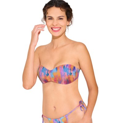 Haut maillot OCÉANE bain bandeau préformé sans armatures JERSEY LISCA