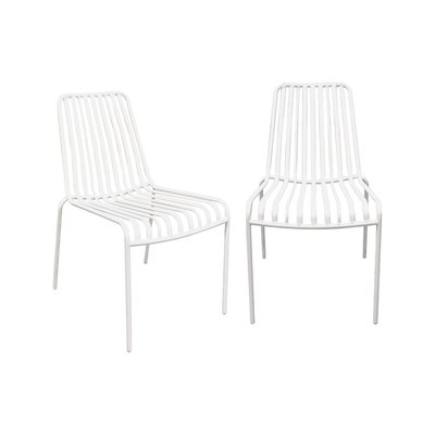 Chaise de jardin empilable acier (lot de 2) FLORIDA SWEEEK