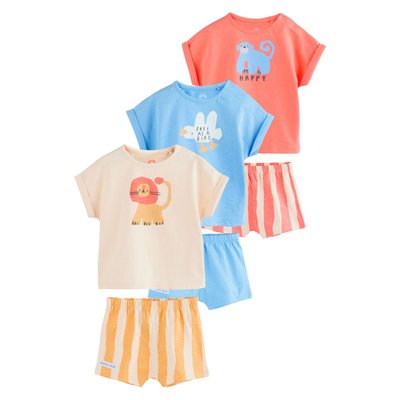 Haut et short bébé, lot de 6 ensemble NEXT
