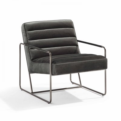 Fauteuil capitonné en velours, HARTCY OVIALA