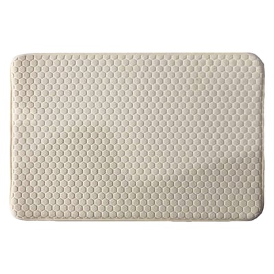 Tapis de bain Mémoire de forme - Alvéole Nid d'Abeille ELIE GUY LEVASSEUR