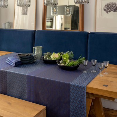 Nappe enduite en Coton, CARACTÈRE ENDUIT LE JACQUARD FRANCAIS