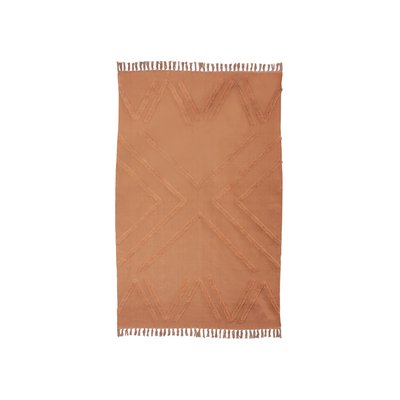 Tapis en coton terre cuite NOW'S HOME