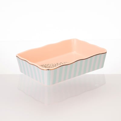 26cm Rectangular Cheetah Roasting Dish YVONNE ELLEN