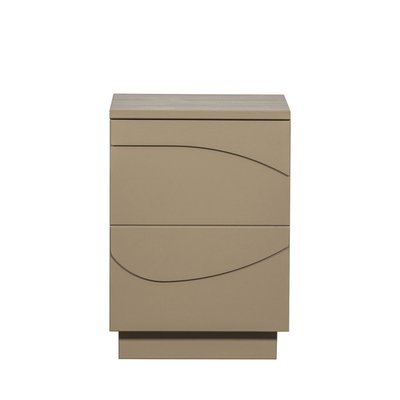 Table de chevet 1 porte en bois- TEO WOOOD