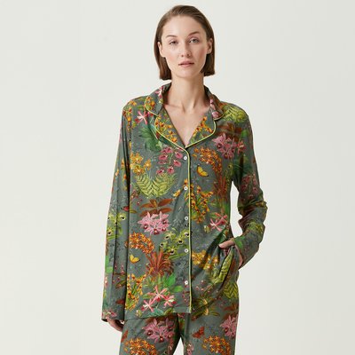 Veste jersey de viscose & élasthanne NUIT D ORCHIDEES GARNIER-THIEBAUT