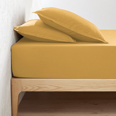Drap housse en percale coton bonnet 30 cm Scenario LA REDOUTE INTERIEURS