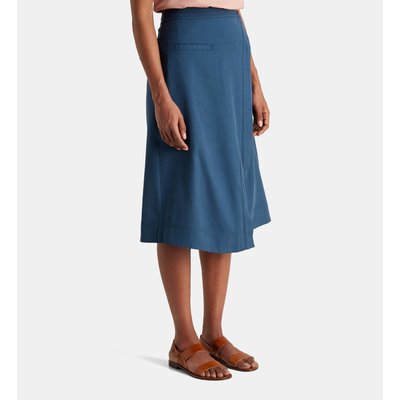 Jupe Portefeuille Asymétrique Mi-longue Lostra Unie JODHPUR
