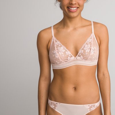Soutien-gorge sans armatures tulle brodé Jaiya LA REDOUTE COLLECTIONS