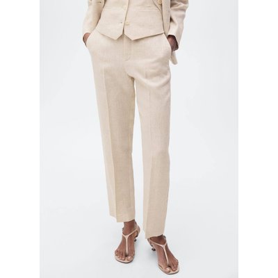 Pantalon de costume lin MANGO