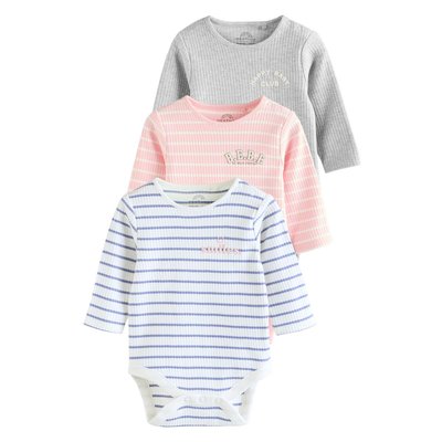 Body côtelé pour bébé, lot de 3 NEXT