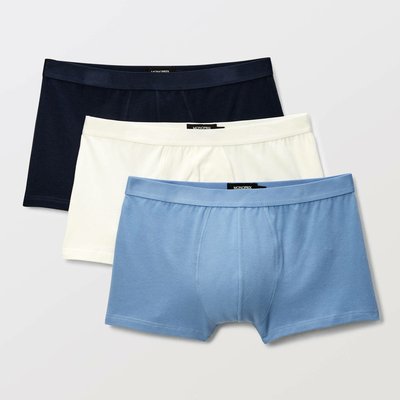 Lot de 3 boxer en coton BIO GOTS MONOPRIX