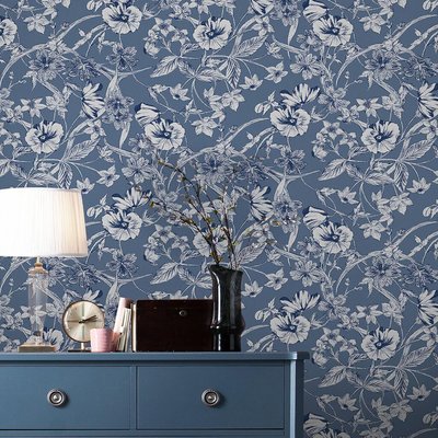 Papier peint Fleurs Summerhill LAURA ASHLEY