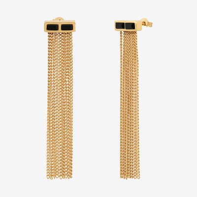 Boucles d'oreilles dorées à l'or fin VERTU CAROLINE NAJMAN