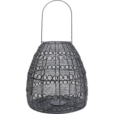 Lanterne Hayat Cone noire 37cm KARE DESIGN