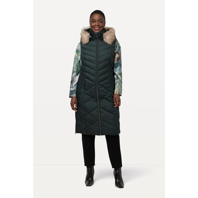 Longue veste matelassée à capuche ULLA POPKEN