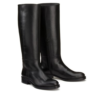 Сапоги для верховой езды из кожи LA REDOUTE COLLECTIONS