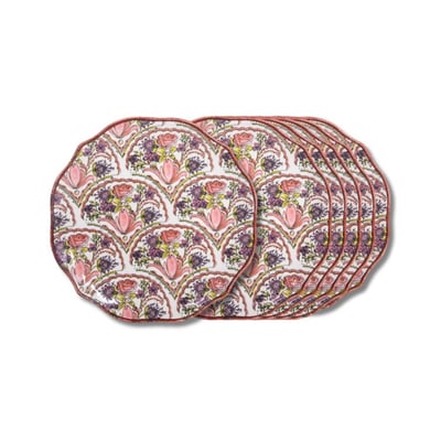Assiette à dessert Jaipur 21 cm (lot de 6) - JAIPUR TABLE PASSION