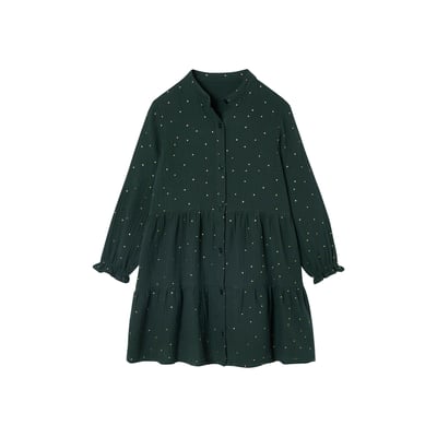 Robe à pois en gaze de coton VERTBAUDET