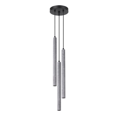 Suspension Béton Gris G9 3 Pastelo EDEN