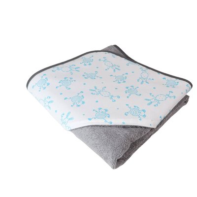Cape de bain bébé coton éponge TOURNICOQUIN LINANDELLE