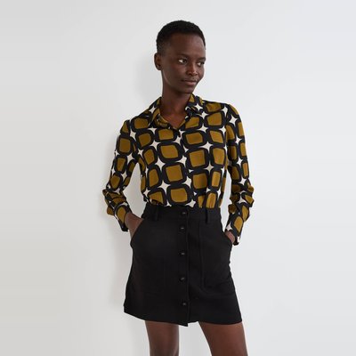 Chemise imprimée manches longues MONOPRIX