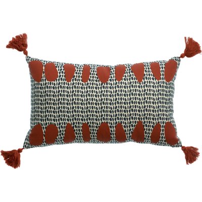 Coussin déco polycoton imprimé, Kilima C DESIGN HOME TEXTILE