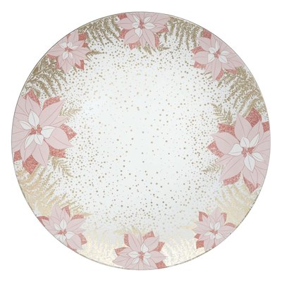 Lot de 12 dessous d'assiette Fleur ATMOSPHERA